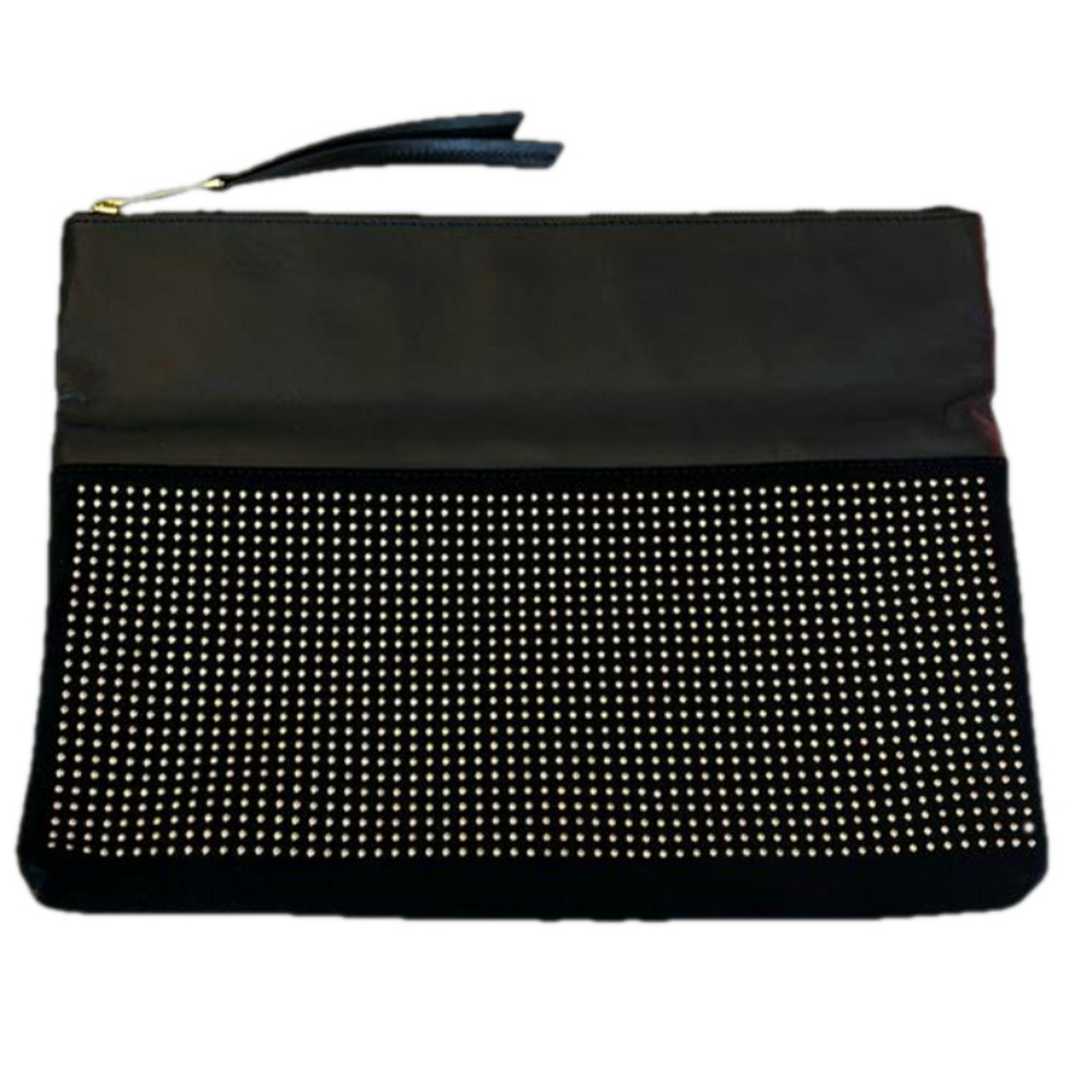 Vince Camuto Peri Convertible Clutch Black EUC
